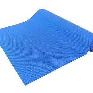 Blue travel yoga mat